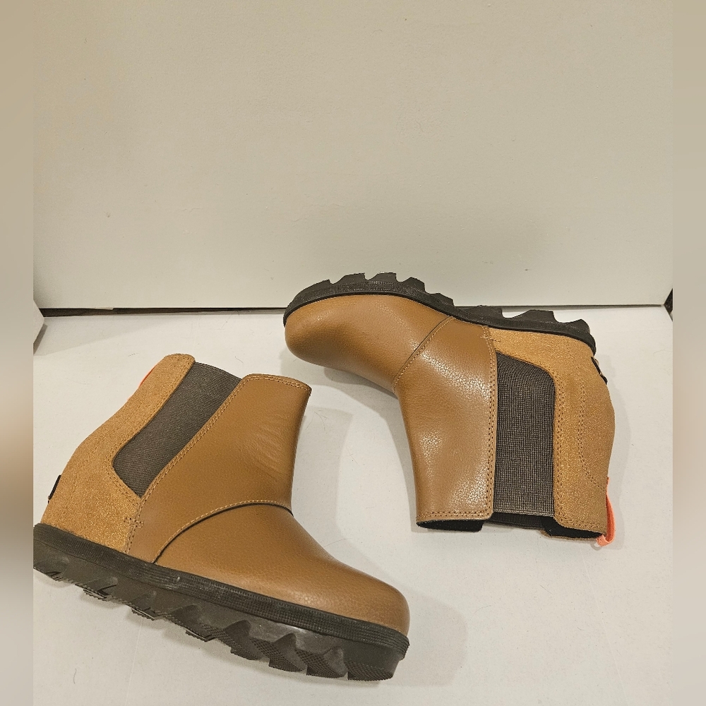 Sorel Joan of Arctic II Leather Sparkle Hidden Wedge Excellent - Picture 8 of 10